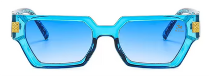 THICK SQUARE FRAME | TRANSLUCENT SUNGLASSES | SAGII