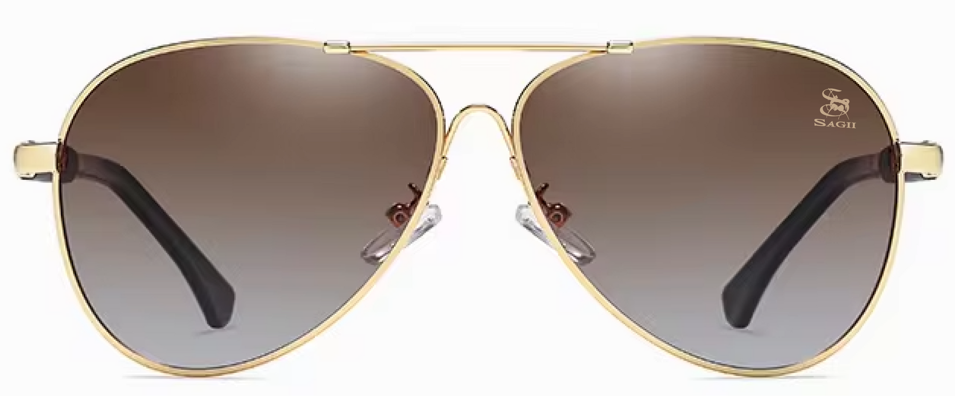 POLARIZED AVIATOR | GOLD SUNGLASSES | SAGII EYEWEAR