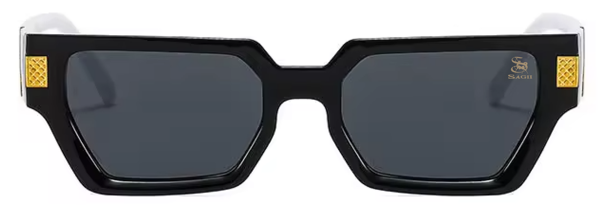 THICK SQUARE FRAME | TWO-TONE SUNGLASSES | SAGII